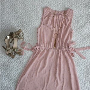 Juicy Couture Pink and gold specks dress